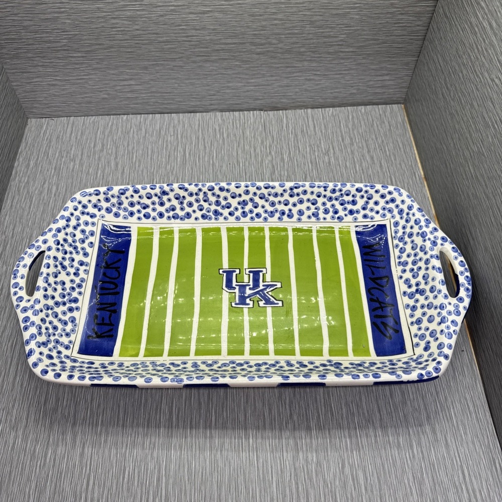 Kentucky Wildcats Football Ceramic Serving Tray Party Platter NCAA Licensed‎ UK